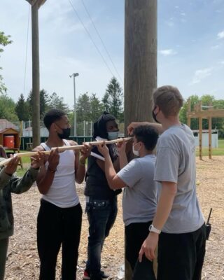#9thGradeDayCampTrip - Safe to say, teamwork makes the dream work! 🙌🏽 We are so proud of all the ninth graders who joined us yesterday. Special thanks to @iroquoisspringscamp_official for hosting us! See you next year